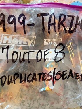 Disney Tarzan 1999 McDonald's Toy Set Lot of 7 Sealed Collectibles